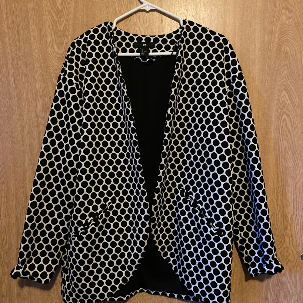H&M Dot Blazer- Size L